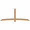 Ekena Millwork Bellingham Timber Gable Bracket, Western Red Cedar, 108"W x 45"H x 5 1/2"D x 5 1/2"F, 10/12 Pitch GBW108X45X0606BEL00SWR - alternate 1